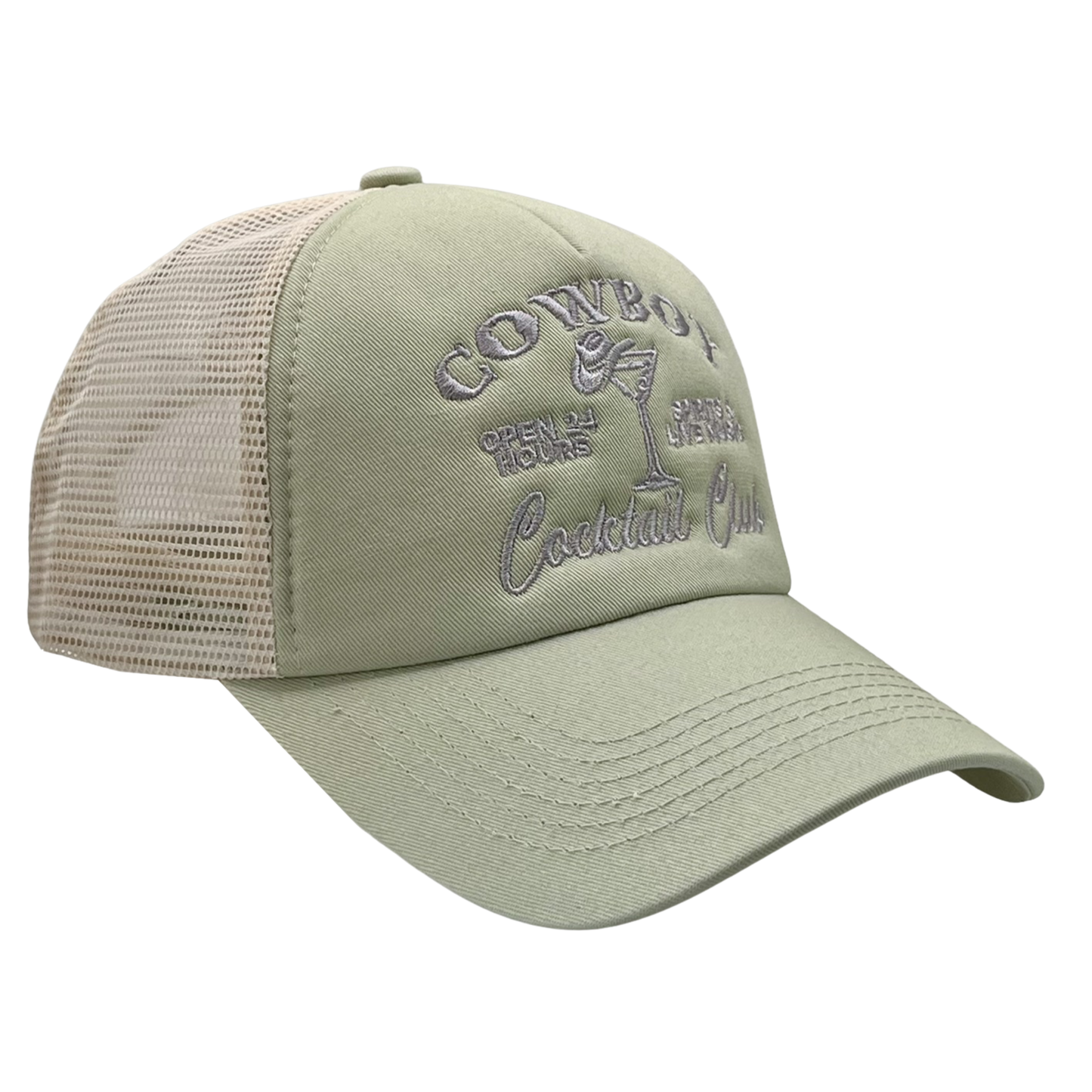 Cowboy Cocktail Club Trucker Hat