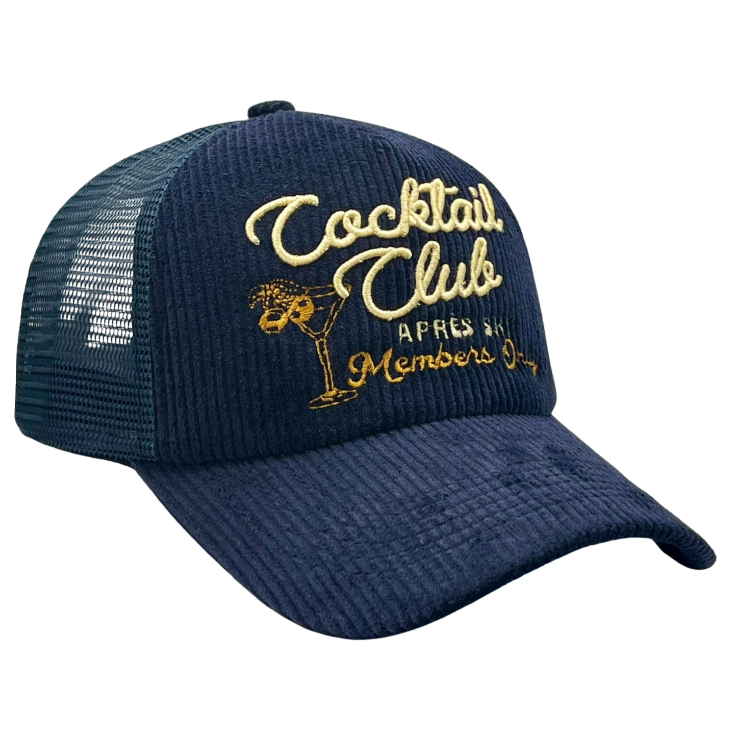Apres Ski Cocktail Club Corduroy Trucker Hat