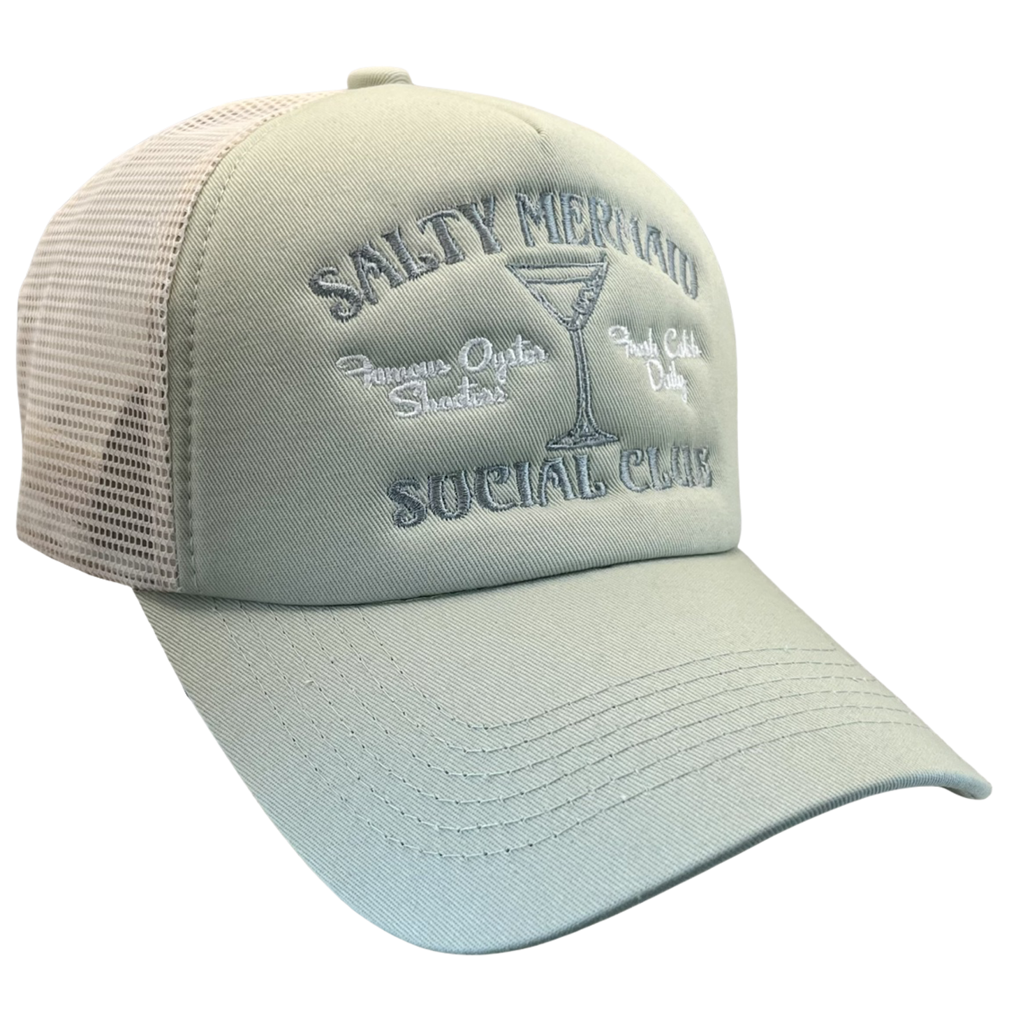 Salty Mermaid Social Club Trucker Hat