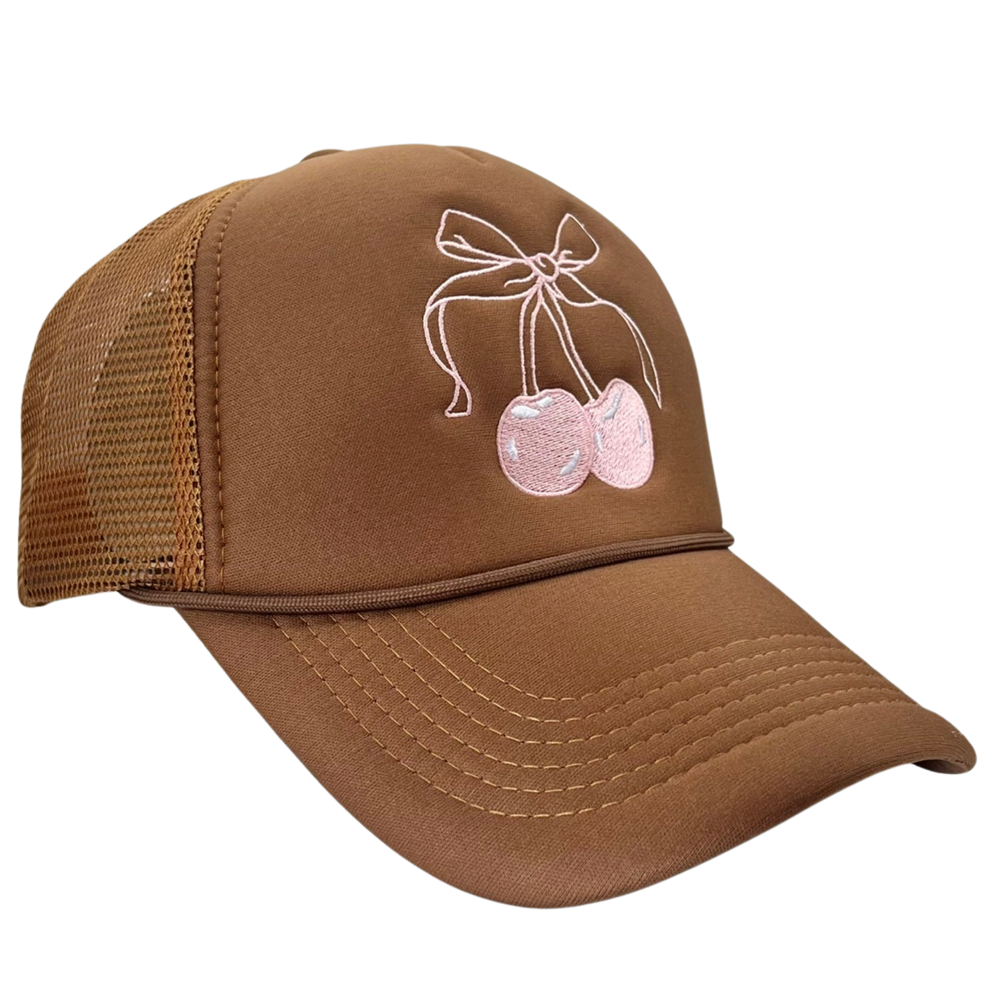 Cherry Bow Trucker Hat