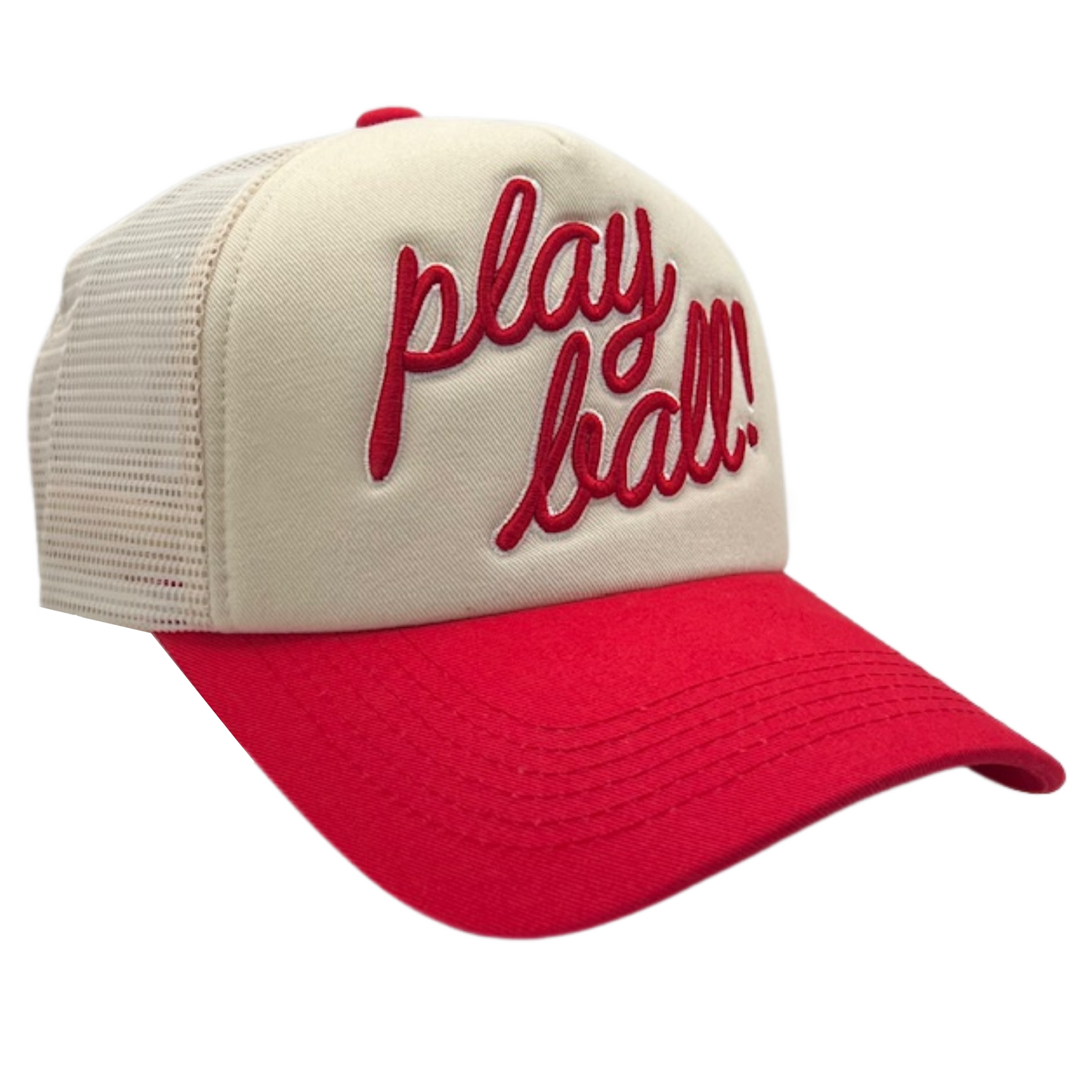 Play Ball Two Tone Trucker Hat