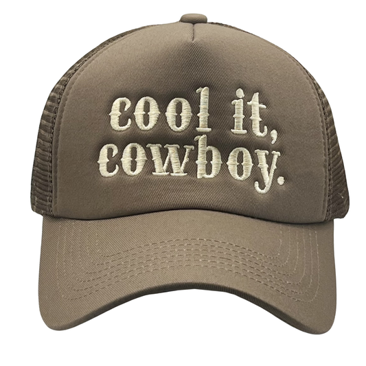 Cool It Cowboy Trucker Hat