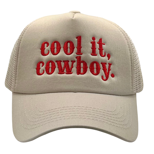 Cool It Cowboy Trucker Hat
