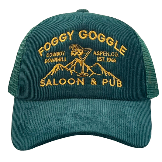 Foggy Goggle Corduroy Trucker Hat