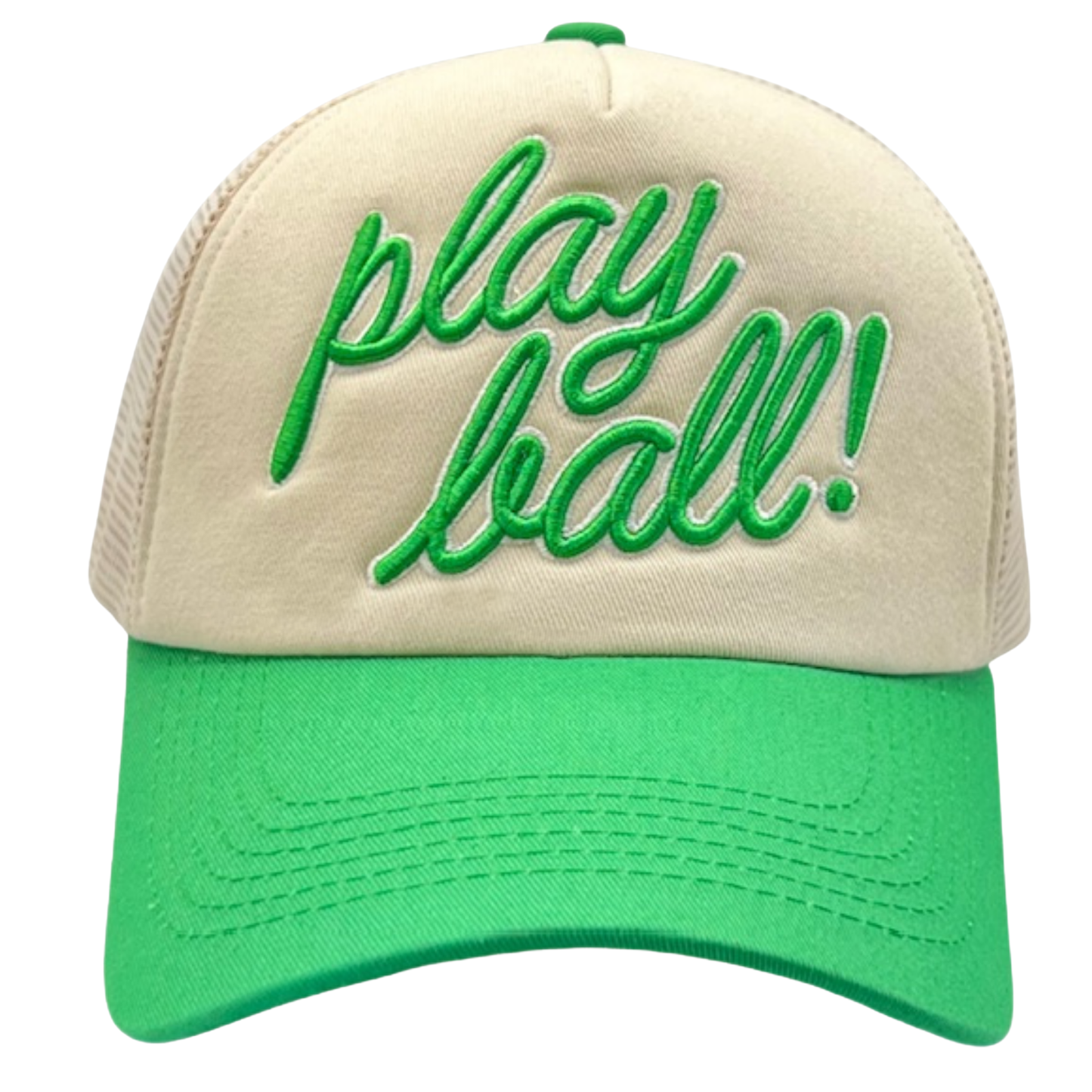Play Ball Two Tone Trucker Hat