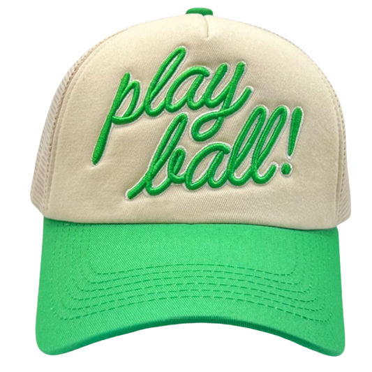 Play Ball Two Tone Trucker Hat