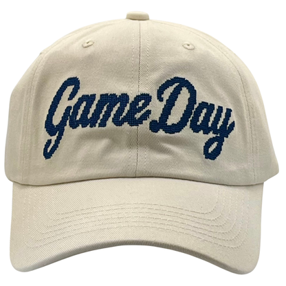 Game Day Needlepoint Baseball Cap