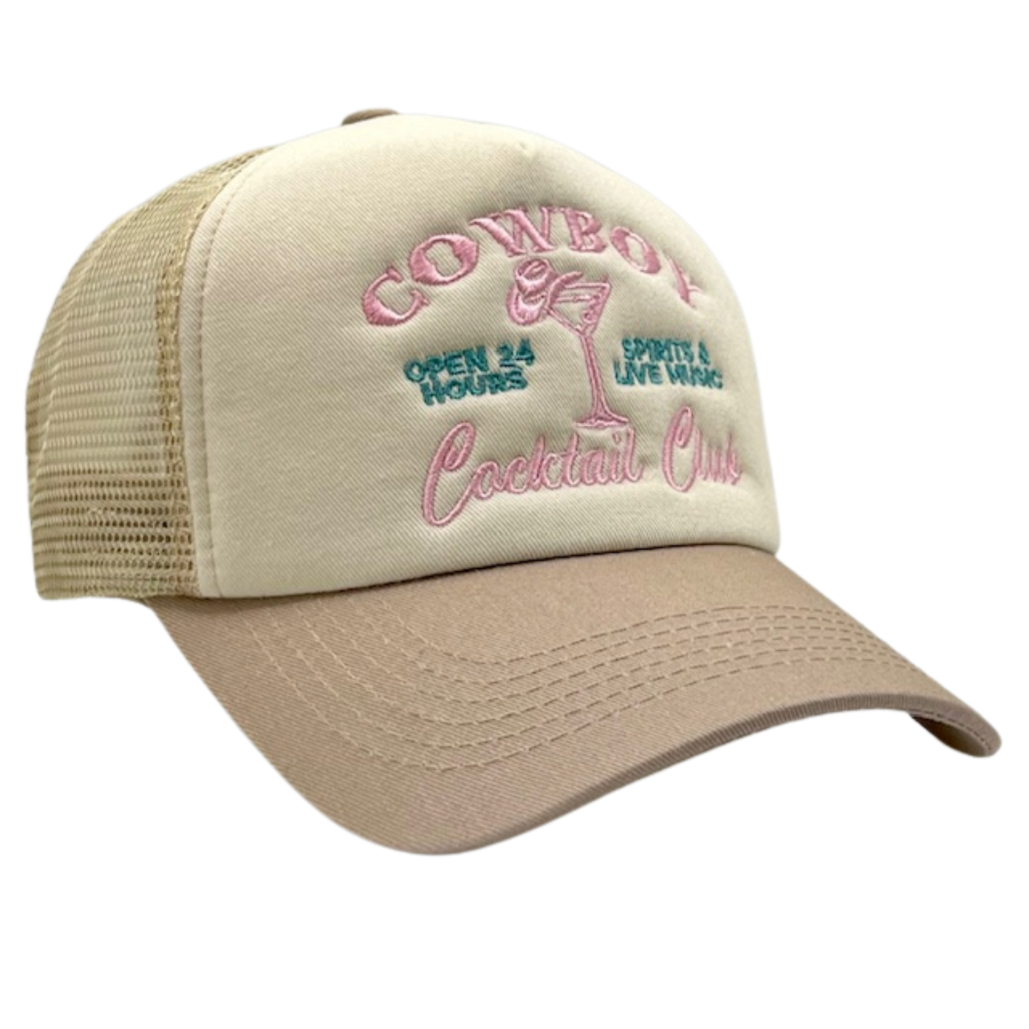 Cowboy Cocktail Club Trucker Hat