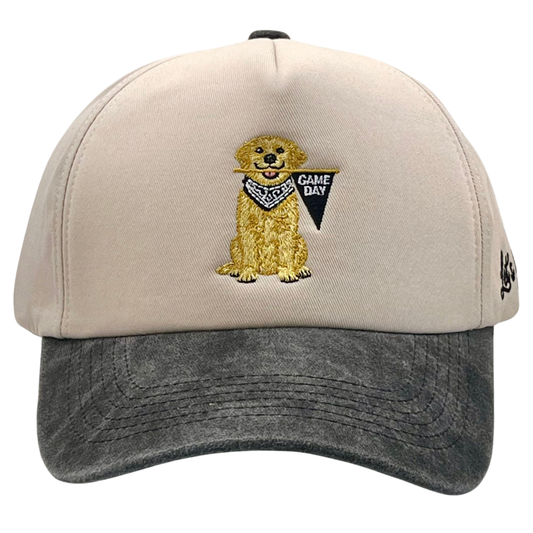 Game Day Golden Retriever Two Tone Trucker Hat
