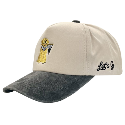Game Day Golden Retriever Two Tone Trucker Hat