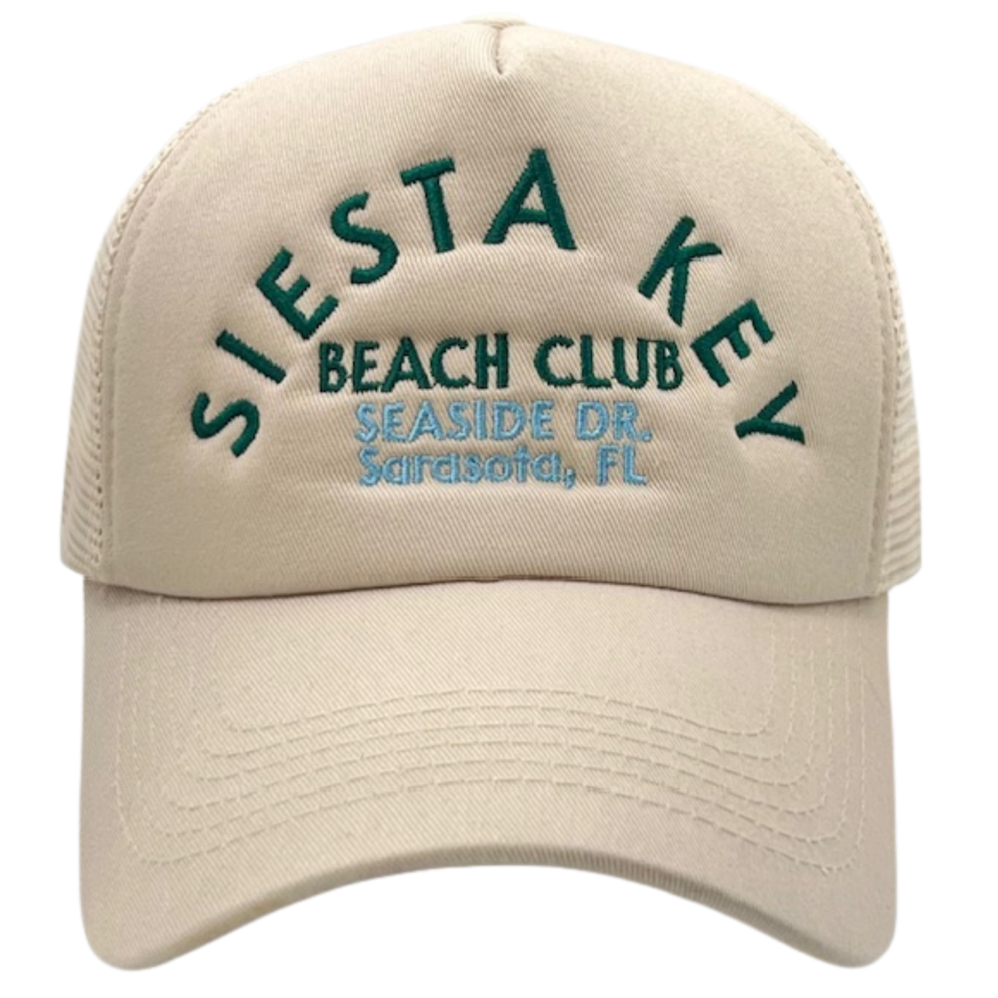 Siesta Key Beach Club Trucker Hat