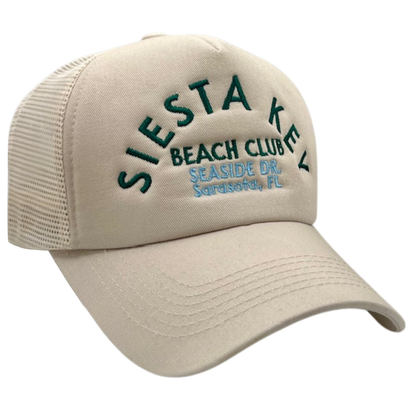 Siesta Key Beach Club Trucker Hat
