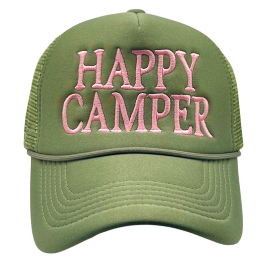 Happy Camper Foam Trucker Hat