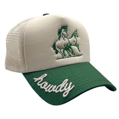 Howdy Script Trucker Hat