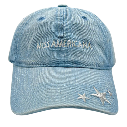 Miss Americana Denim Baseball Cap