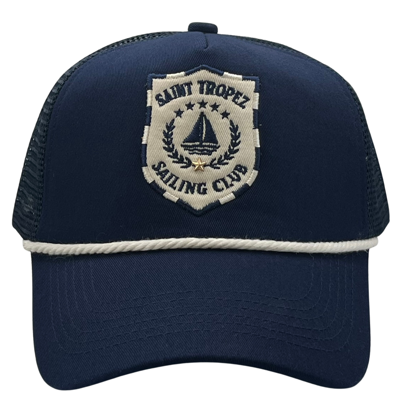 Saint Tropez Sailing Club Patch Trucker Hat