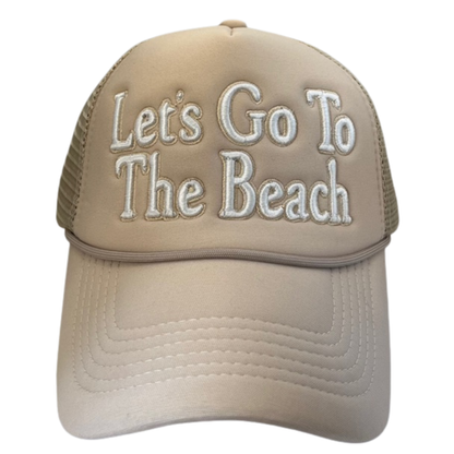 Let's Go To The Beach Trucker Hat