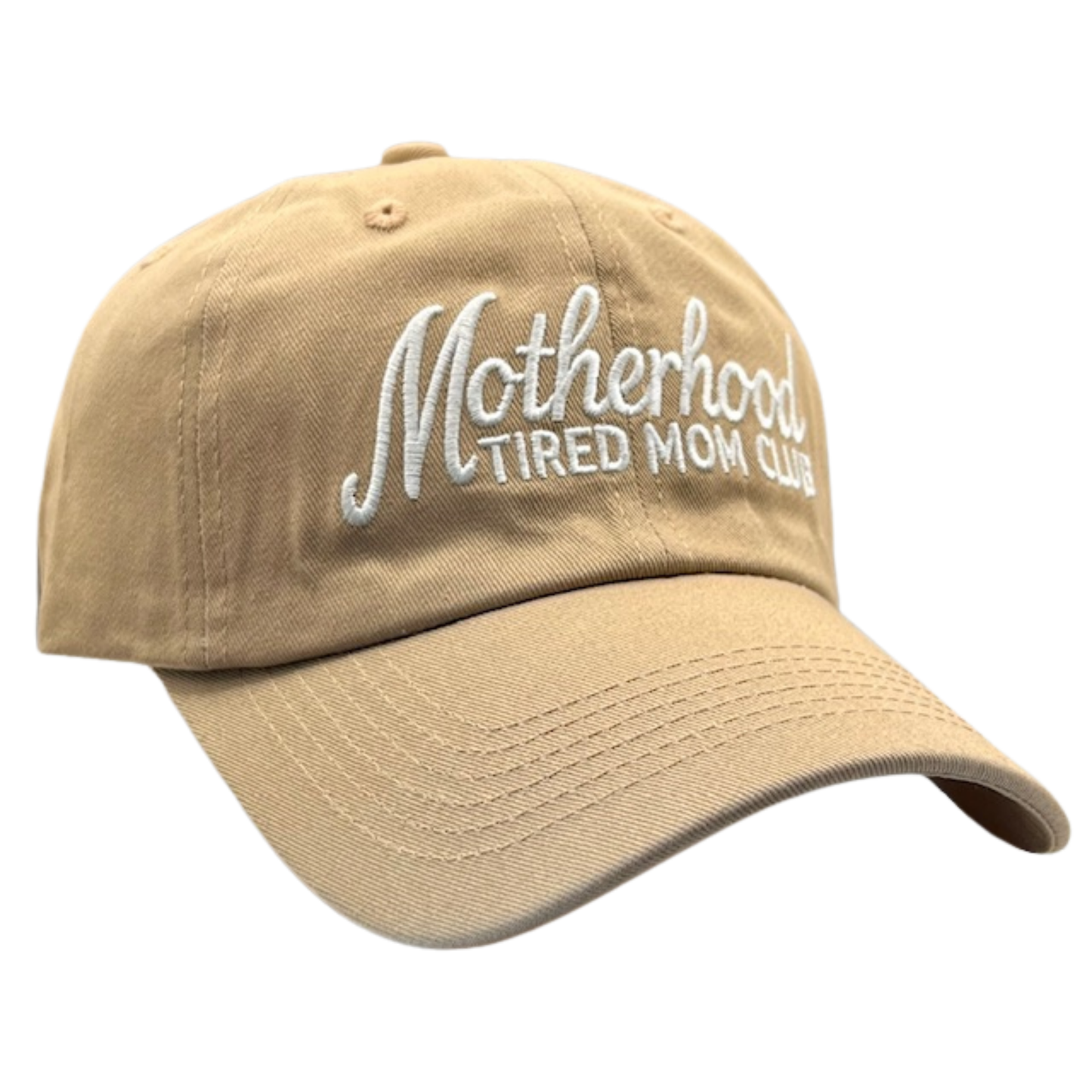 Motherhood Tired Moms Club Baseball Cap