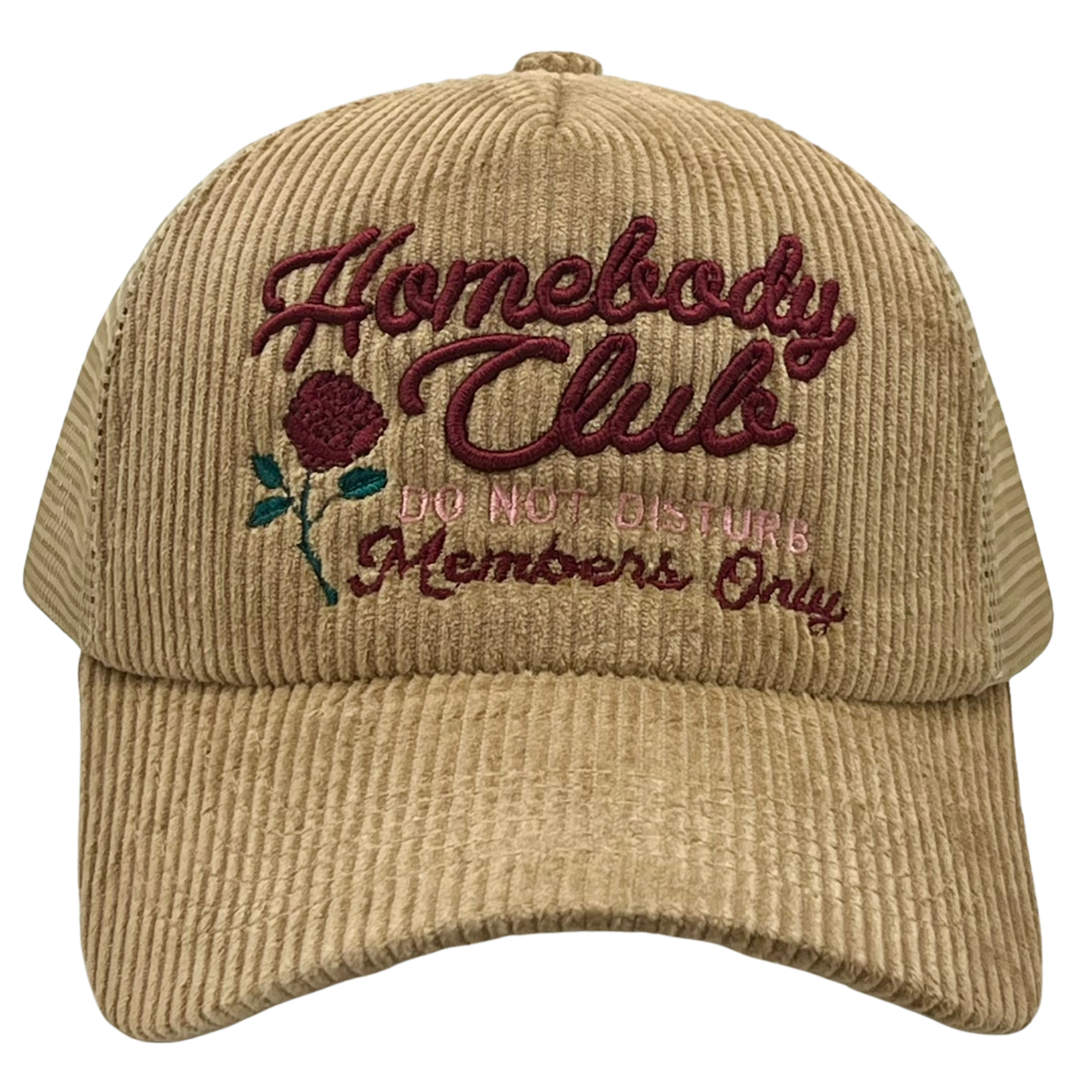 Homebody Club Corduroy Trucker Hat