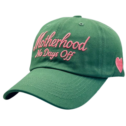 Motherhood No Days Off Baseball Cap