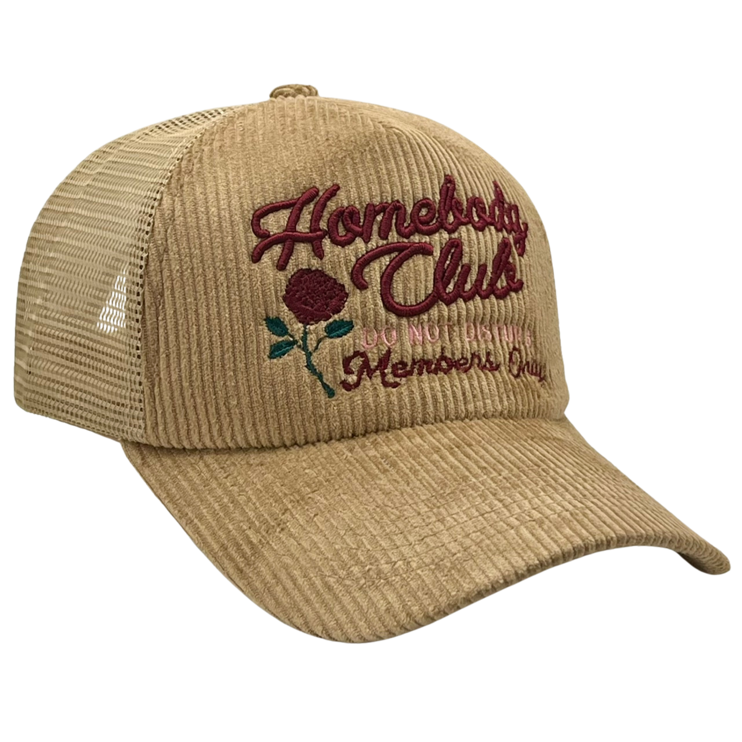 Homebody Club Corduroy Trucker Hat