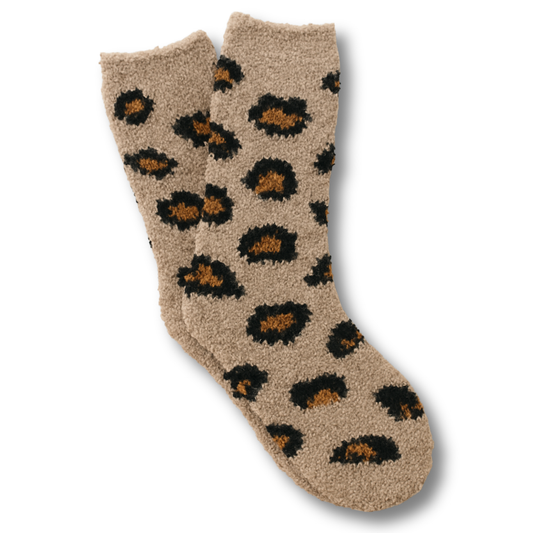 Leopard Cozy Socks