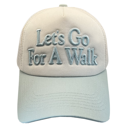 Let's Go For A Walk Two Tone Trucker Hat