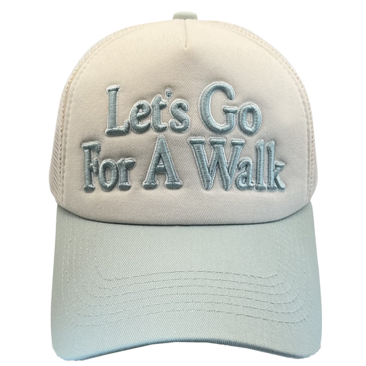 Let's Go For A Walk Two Tone Trucker Hat