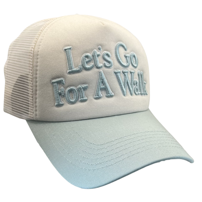 Let's Go For A Walk Two Tone Trucker Hat