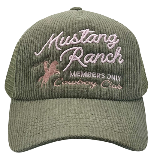 Mustang Ranch Corduroy Trucker Hat