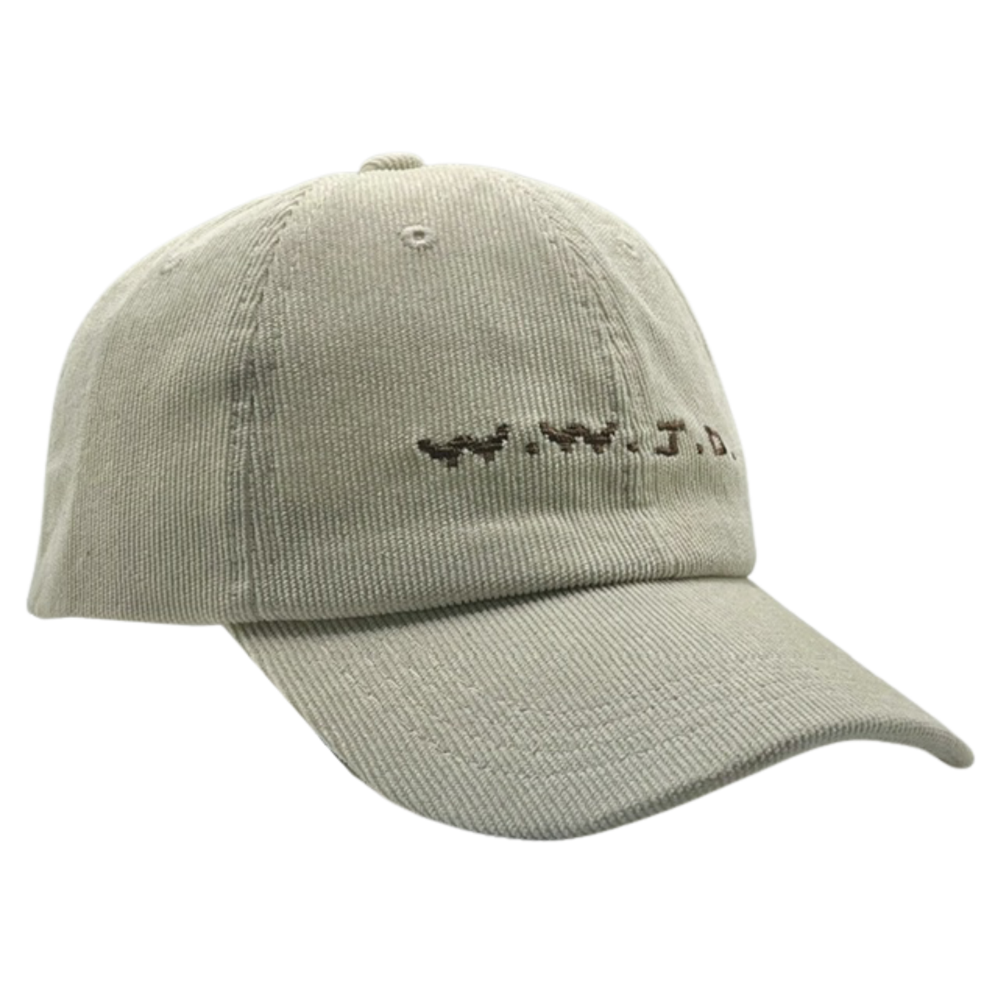 WWJD Corduroy Baseball Cap