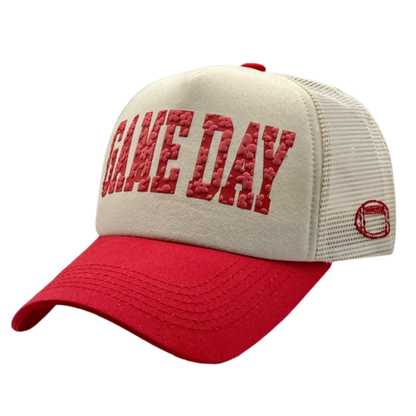 Game Day Puff Printed Daisy Trucker Hat
