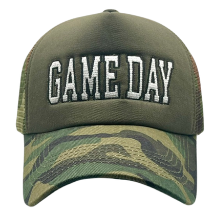 Camo Game Day Trucker Hat