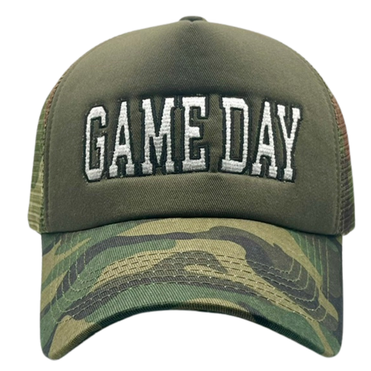 Camo Game Day Trucker Hat
