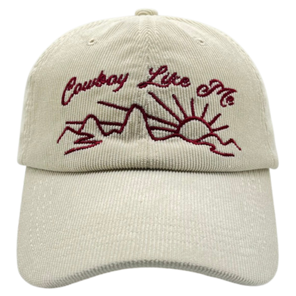 Cowboy Like Me Corduroy Baseball Cap