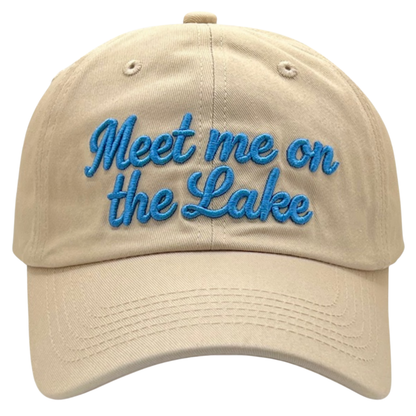 Meet Me On The Lake Baseball Cap