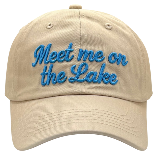 Meet Me On The Lake Baseball Cap