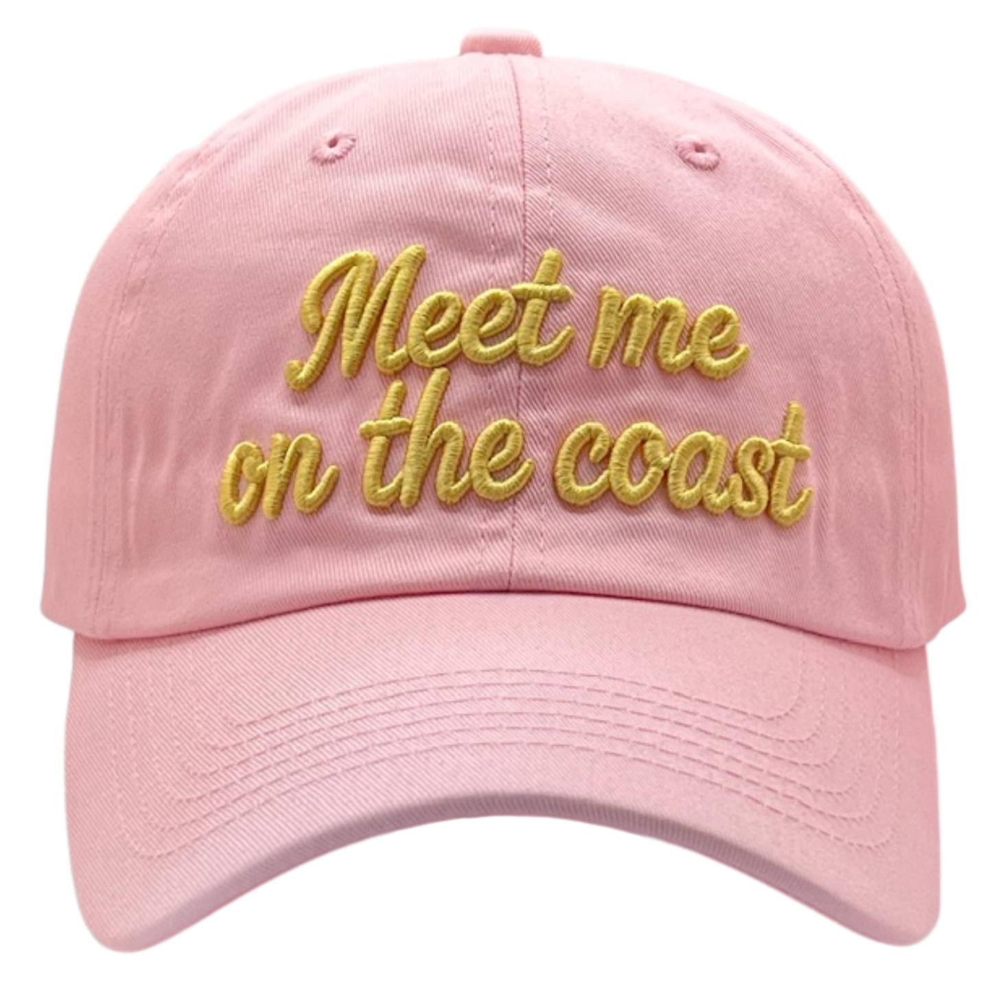 Meet Me On The Coast Baseball Cap
