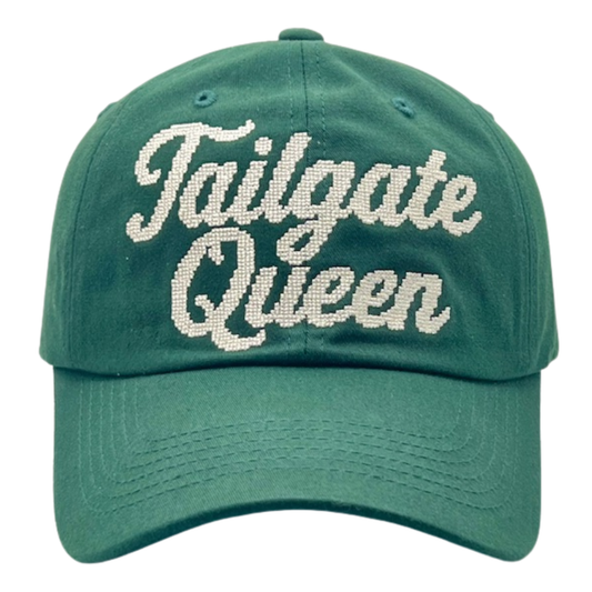 Tailgate Queen Needlepoint Baseball Cap