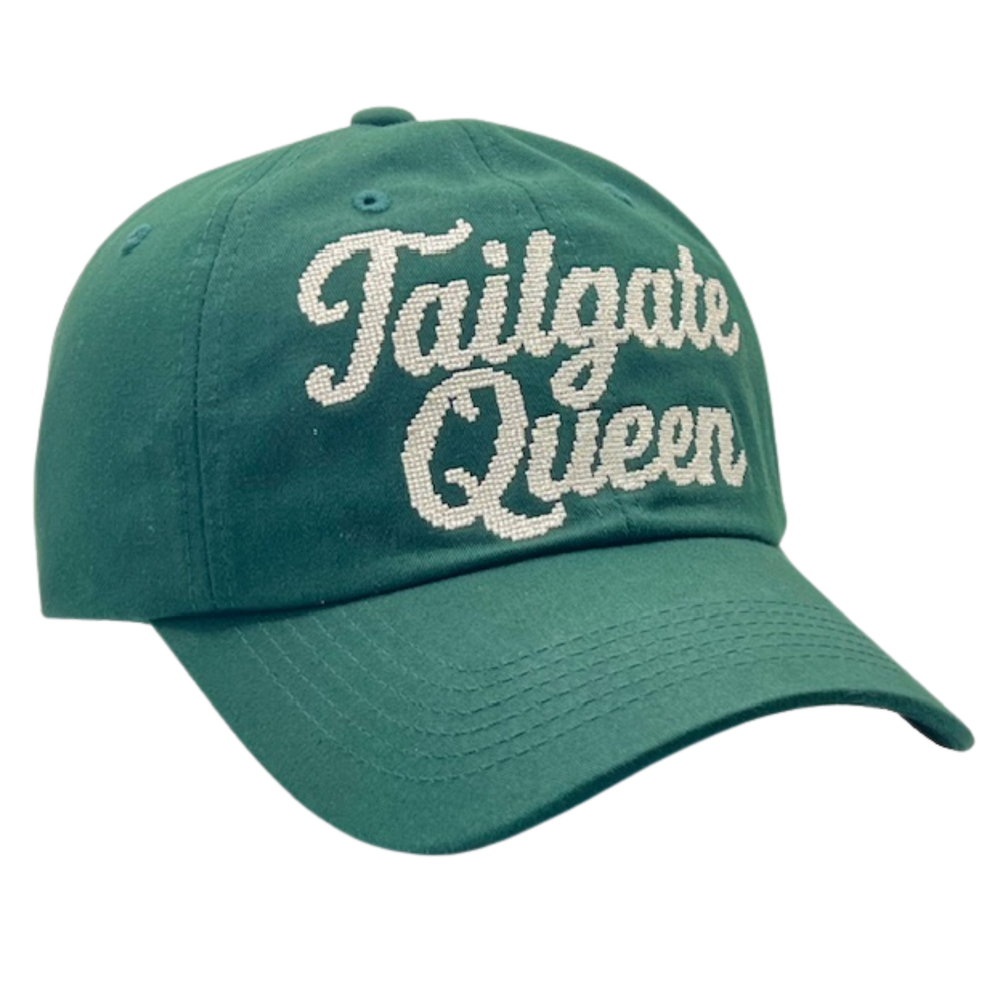Tailgate Queen Needlepoint Baseball Cap