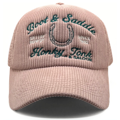 Boot & Saddle Honky Tonk Corduroy Trucker Hat