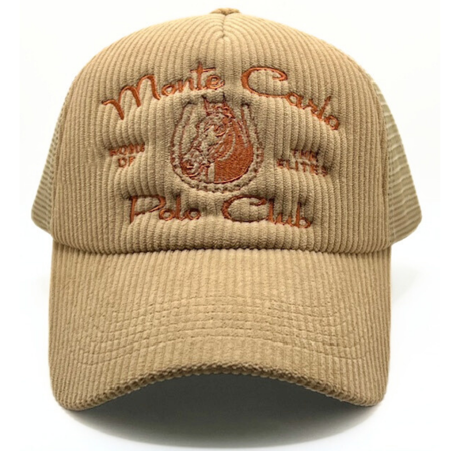 Monte Carlo Polo Club Corduroy Trucker Hat