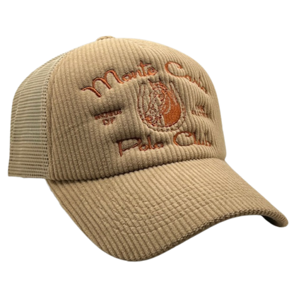 Monte Carlo Polo Club Corduroy Trucker Hat
