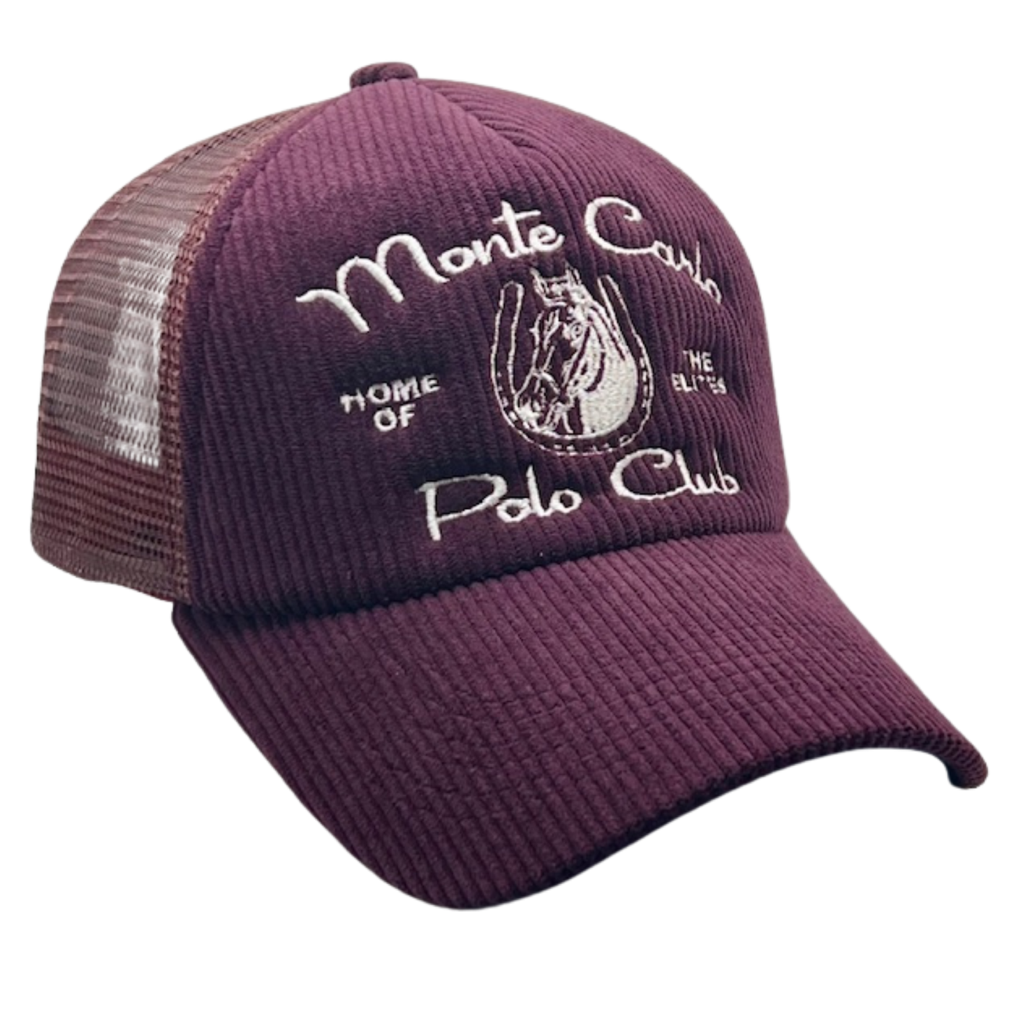 Monte Carlo Polo Club Corduroy Trucker Hat