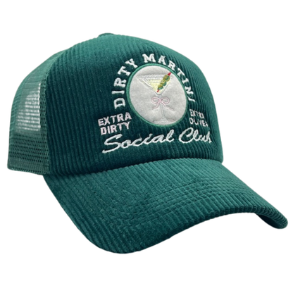 Dirty Martini Social Club Corduroy Trucker Hat