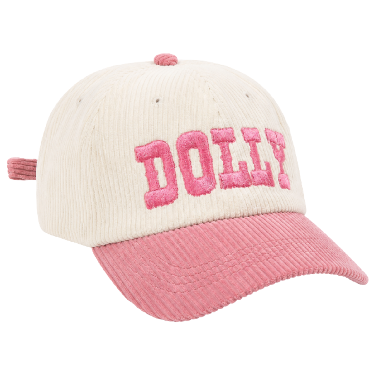 Dolly Two Tone Corduroy Baseball Cap