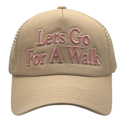 Let's Go For A Walk Trucker Hat