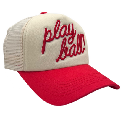 Play Ball Two Tone Trucker Hat