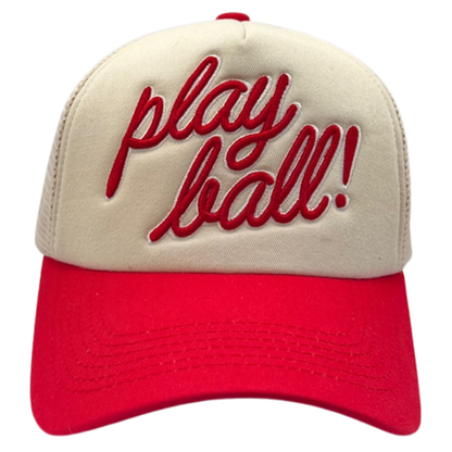 Play Ball Two Tone Trucker Hat